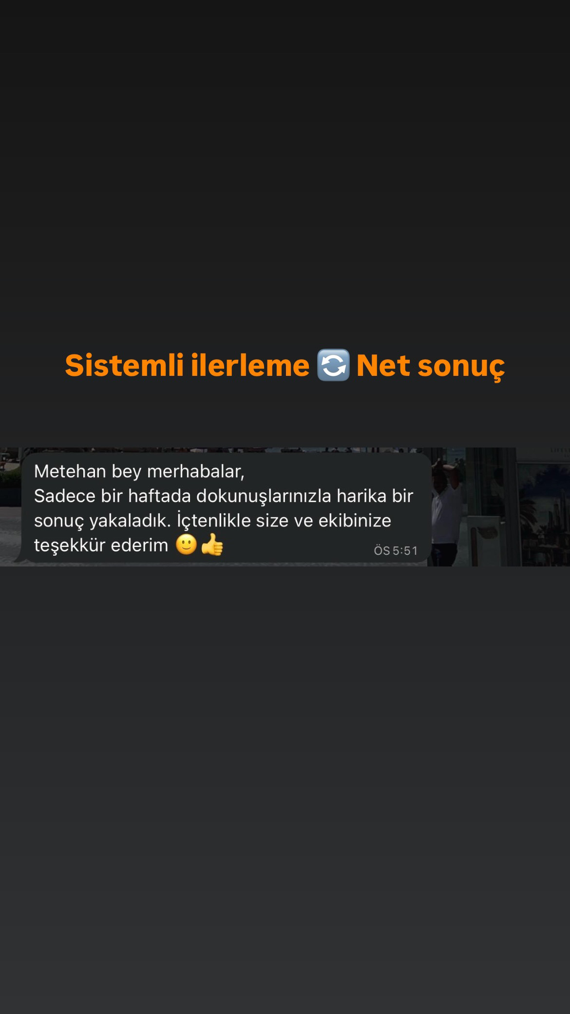 Danışan sonuç ekran görüntüsü 11